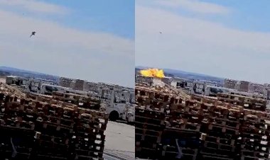 Vídeo: caça F-18 cai e explode em base aérea da Espanha