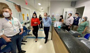 Hospital Delphina recebe visita de representantes do Ministério da Saúde
