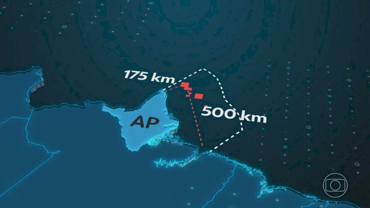 Ibama vai reanalisar pedido da Petrobras para exploração de petróleo na bacia da foz do Amazonas, na costa do Amapá.