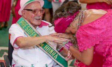 Morre Hélio Turco, presidente de honra e maior compositor de sambas da Mangueira