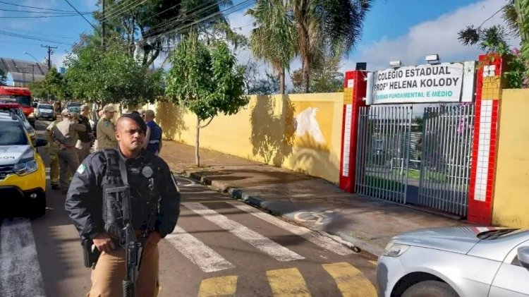 Ex-aluno invade escola e mata estudante a tiros em Cambé, no Paraná