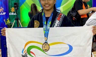 No Rio de Janeiro, jovem atleta do ‘Manaus Olímpica’ é campeã sul-americana de Jiu-Jítsu