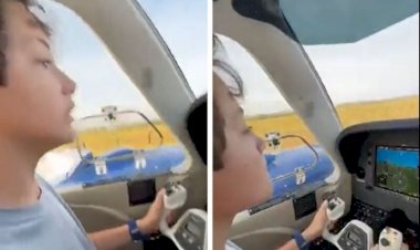 VÍDEO: menino que morreu com o pai em queda de avião foi filmado pilotando aeronave