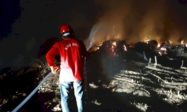 Incêndio em área de mata provoca nuvem de fumaça em Manacapuru, no AM