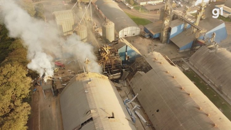 Explosão em silo de cooperativa agroindustrial de Palotina deixa 4 mortos e 27 desaparecidos