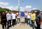 Wilson Lima inaugura iluminação de LED e vistoria reta final de pavimentação viária em Tapauá
