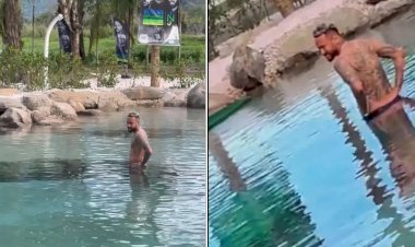 Neymar 'reclama' após Rodrigo Faro inaugurar lago artificial: 'O teu pode e o meu não'