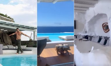 Namorado de Anitta mostra quarto em hotel com diárias que podem chegar a R$ 20 mil na Grécia