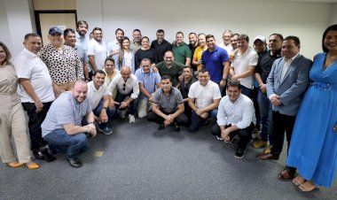 Governador Wilson Lima se reuniu, hoje, 18/08/23, com a bancada de Vereadores, Deputados Estaduais, Federais e Prefeitos do União Brasil