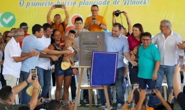 Em Maués, Governador Wilson Lima inaugura loteamento na estrada do Guaranatuba