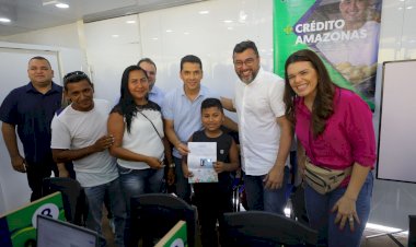 Wilson Lima inaugura unidade móvel do PAC em Maués, a segunda do Baixo Amazonas