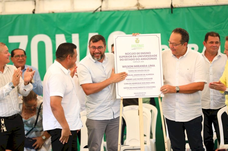 Em Tapauá, governador Wilson Lima inaugura Núcleo de Estudos Superiores da UEA