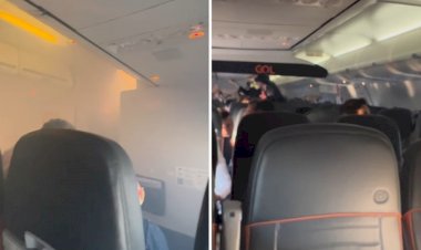 Fumaça a bordo obriga avião da Gol a fazer pouso de emergência no Santos Dumont; VÍDEO