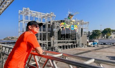 Prefeito realiza visita técnica ao complexo ‘#SouManaus Passo a Paço 2023’ e constata avanço na montagem