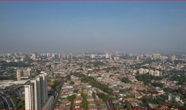 Fotos: Manaus amanhece coberta por fumaça de queimadas