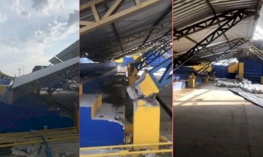 Chuva forte com granizo, causa destruição na cidade de Juruá - Am