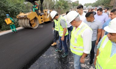 Wilson Lima vistoria obras de modernização da AM-010 e entrega ramal Sulivan Portela pavimentado