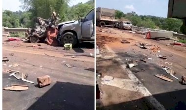 Acidente envolvendo 14 veículos deixa 6 mortos e vários feridos na BR-414