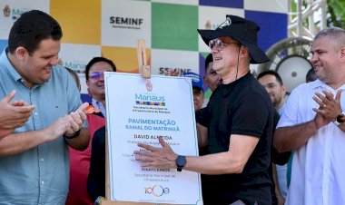 Prefeito David Almeida inaugura recapeamento de ramais na semana dos 1.000 dias de gestão