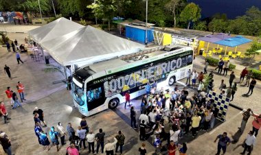 Com ônibus elétrico, Prefeitura de Manaus chega à marca de 253 veículos novos em 1.000 dias de gestão