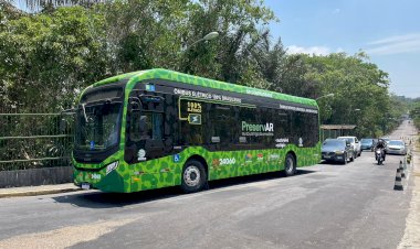 Prefeitura realiza viagem de avaliação para operação do ônibus elétrico em Manaus