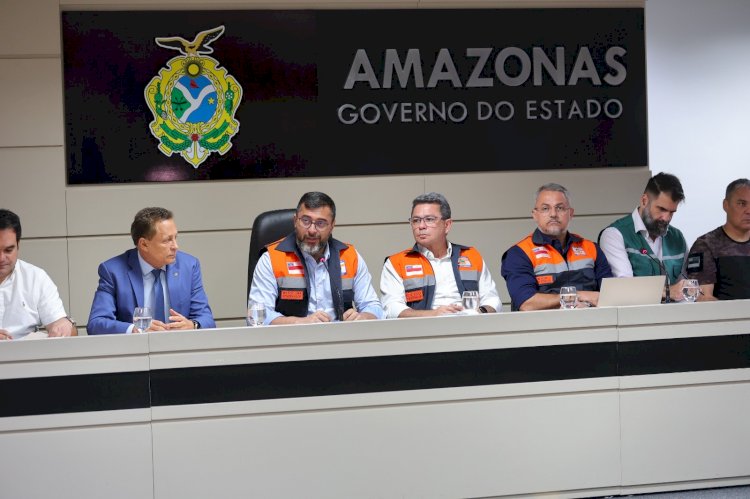 Governador Wilson Lima decreta emergência ambiental e anuncia Operação Estiagem 2023