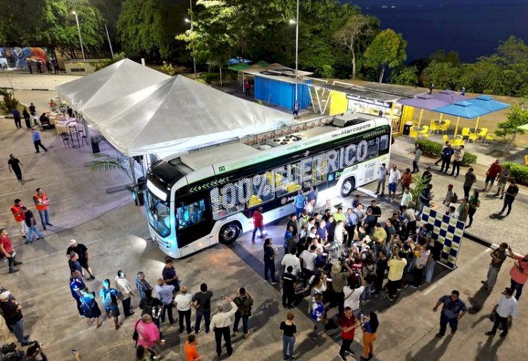 Com ônibus elétrico, Prefeitura de Manaus chega à marca de 253 veículos novos em 1.000 dias de gestão