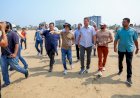 Prefeito anuncia fechamento da praia da Ponta Negra para o banho e auxílio a 6.800 ribeirinhos