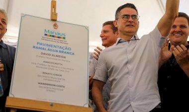 Prefeito entrega 10 quilômetros do ramal Água Branca 1 totalmente asfaltado no aniversário de Manaus