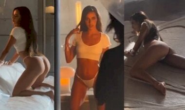 Marina Sena mostra como gravou sequência sensual de novo clipe