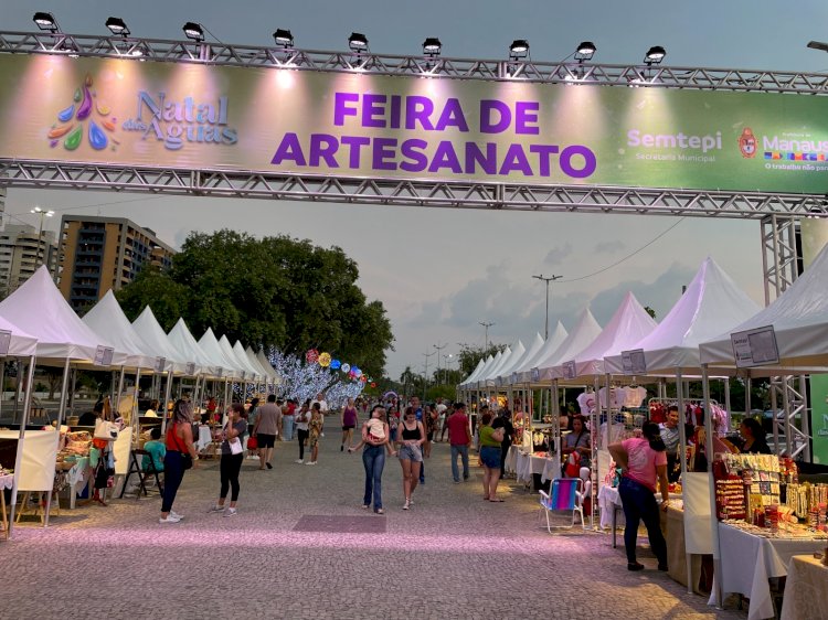 Prefeitura de Manaus promove feira de artesanato na Ponta Negra até o fim deste ano