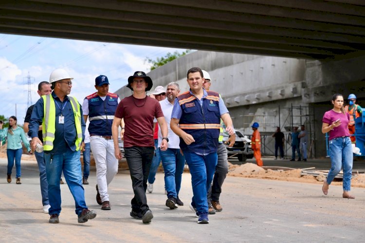 Prefeito destaca avanço das obras do complexo viário Prefeito José Fernandes