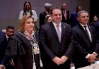 Presidente da Aleam, deputado Roberto Cidade parabeniza conselheira Yara Lins pela recondução à presidência do TCE-AM