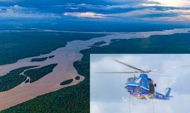 Helicóptero do Exército da Guiana desaparece com militares de alta patente na fronteira com a Venezuela