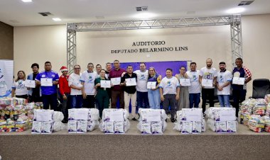 Programa Assembleia Participativa entrega 1000 cestas básicas a 10 instituições de Manaus