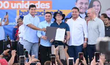 Prefeito formaliza parceria para retomada das obras de construção de 500 unidades habitacionais em Manaus