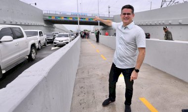 Prefeitura inaugura complexo viário seis meses antes do prazo previsto e renova convênio com Estado para o Passe Livre Estudantil