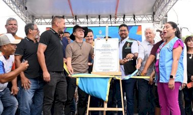 Prefeito de Manaus inaugura a primeira feira municipal no bairro Colônia Antônio Aleixo