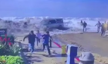 Mar invade avenida e deixa oito pessoas feridas nos Estados Unidos