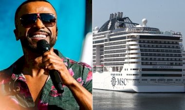 Show de Alexandre Pires é cancelado em cruzeiro de Réveillon após pessoa cair no mar