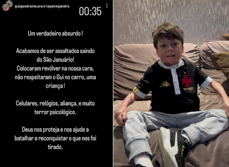 Mãe de Gui, torcedor do Vasco, relata assalto na saída de São Januário: 'Terror psicológico'