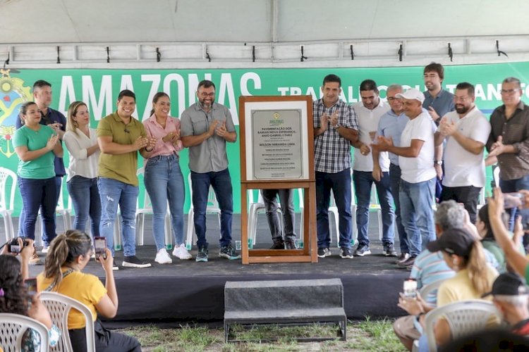 Wilson Lima inaugura mais três ramais e contabiliza 30 quilômetros de obras de pavimentação em Manacapuru neste ano
