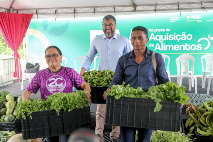 Wilson Lima entrega 80 toneladas de alimentos adquiridos da agricultura familiar a instituições que atendem 10 mil famílias