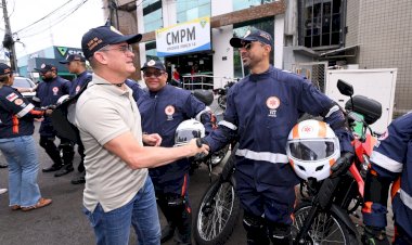 Prefeitura de Manaus amplia frota do Samu com 16 motolâncias para atendimento de emergências pré-hospitalares