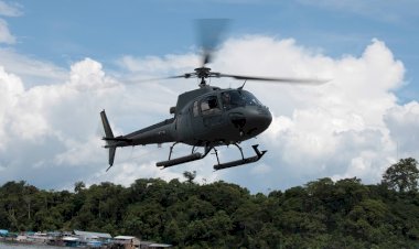 Helicóptero da Marinha sofre acidente durante voo de adestramento em Manaus
