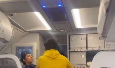 Piloto leva soco de passageiro após informar atraso de voo por neblina na Índia; VÍDEO