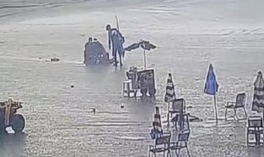 Queda de raio mata idosa e deixa mais sete pessoas feridas em Praia Grande, no litoral de SP