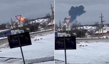 Rússia diz que avião com 65 prisioneiros de guerra caiu; Ucrânia alega que aeronave levava mísseis