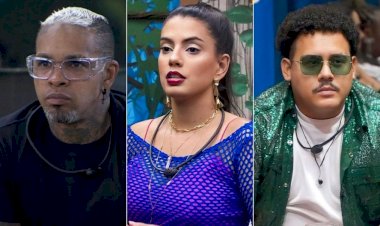 'BBB 24': Rodriguinho, Fernanda e Lucas Henrique formam o paredão desta semana