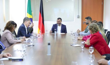 Em reunião com parlamentares alemães, Wilson Lima destaca importância do apoio de países mais ricos para preservação da Amazônia